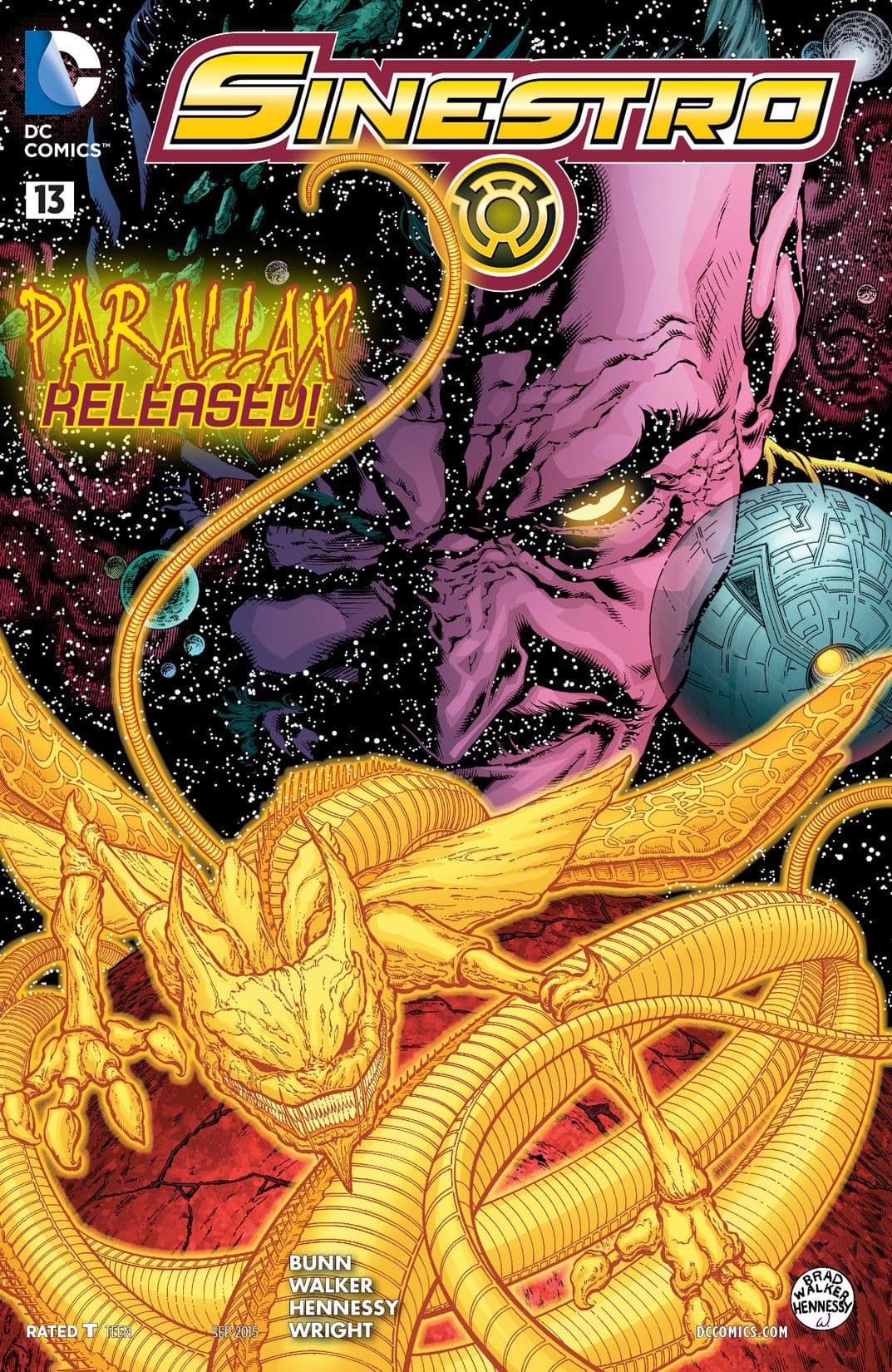 Sinestro #13 cover