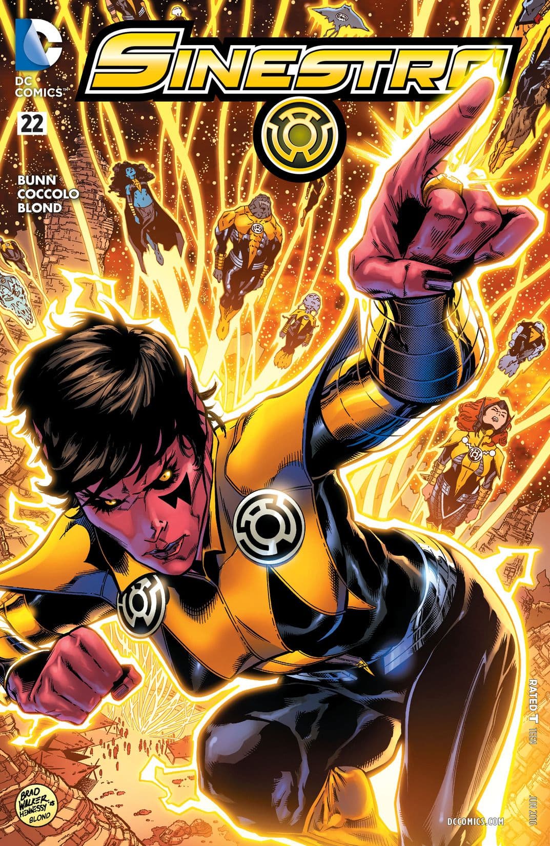 Sinestro #22 cover