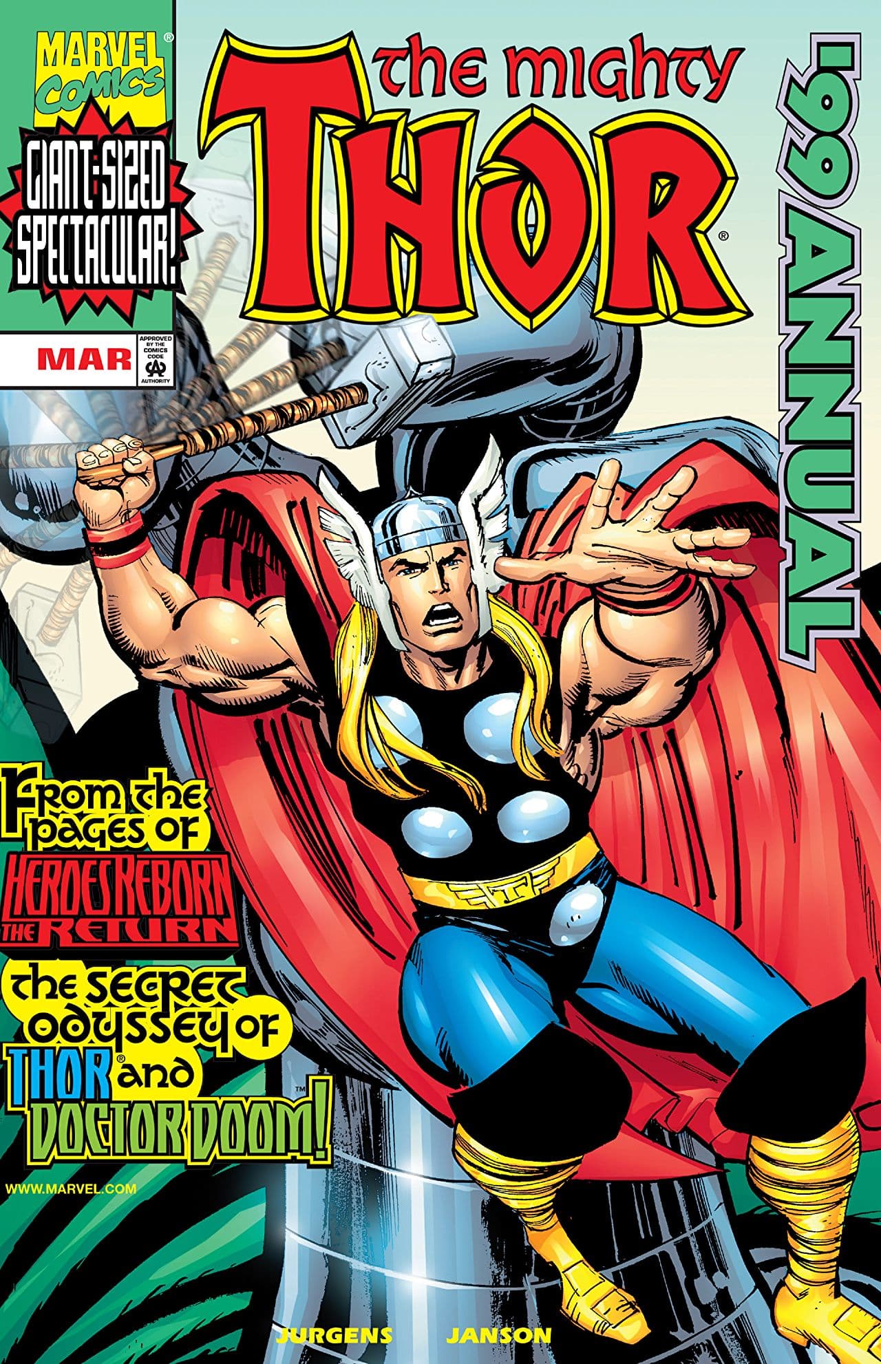 Thor 1999 #1 cover