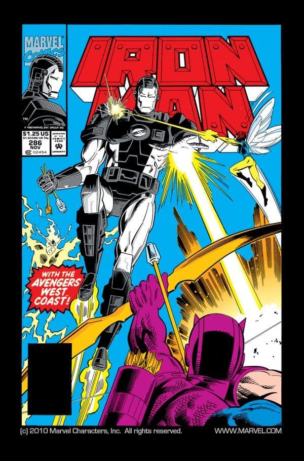 Iron Man #286 cover