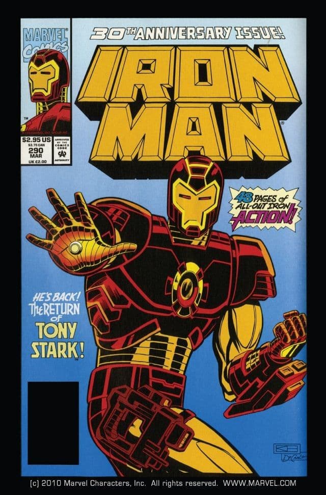 Iron Man #290 cover