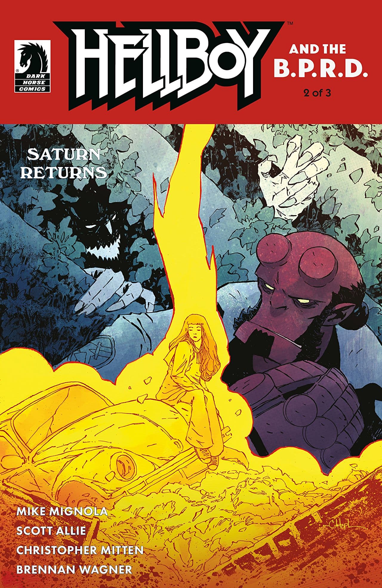 Hellboy and the B.P.R.D.: Saturn Returns #2 cover