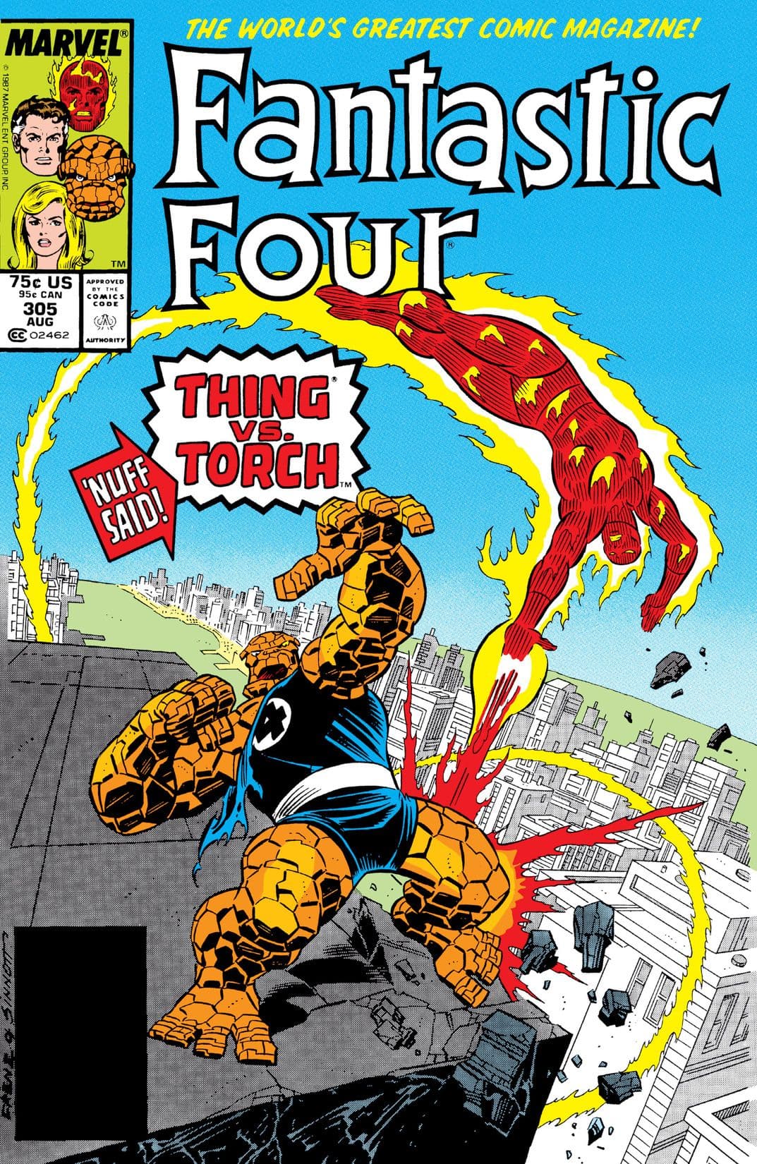 Fantastic Four #305 cover