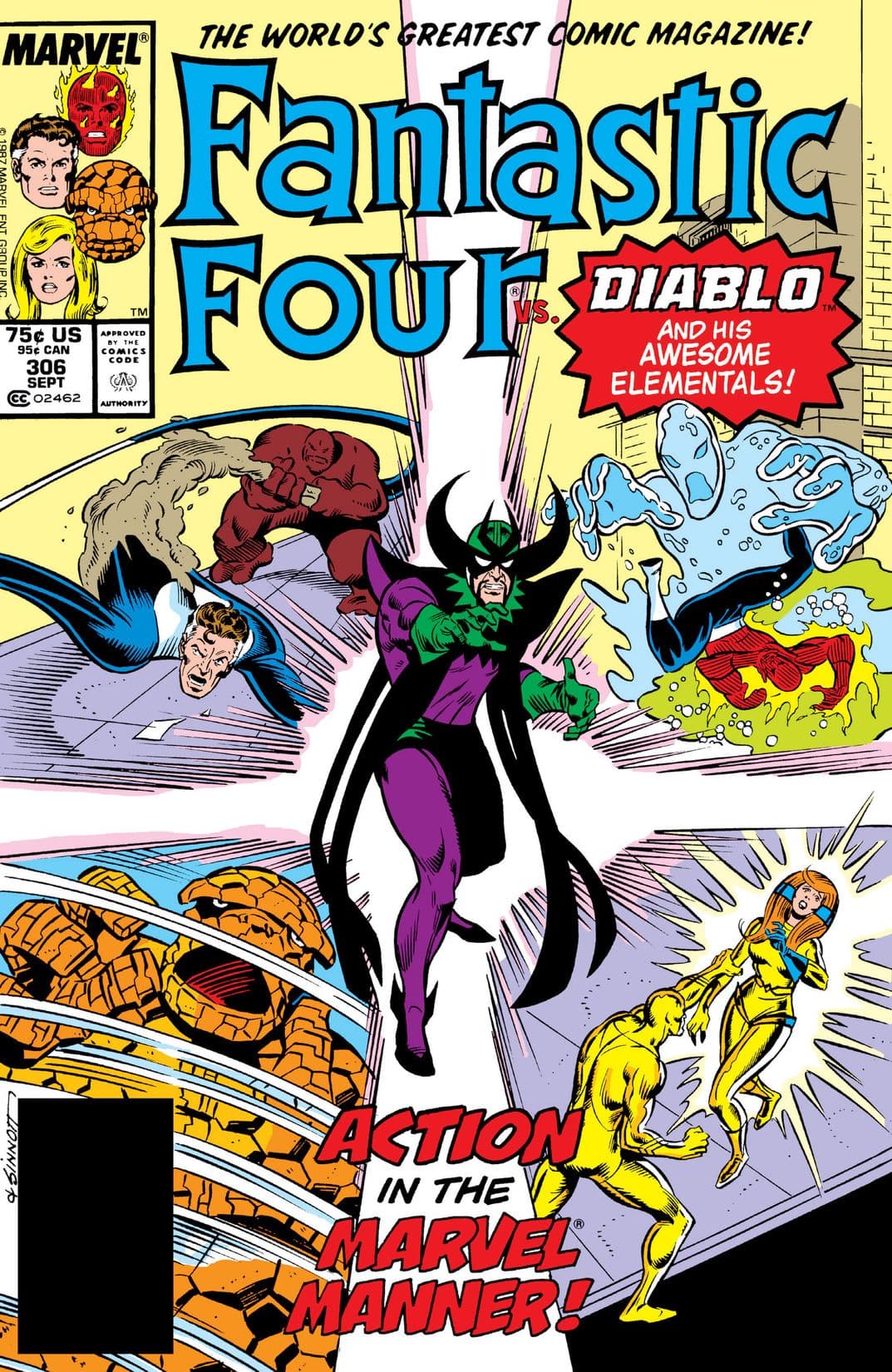 Fantastic Four #306 cover