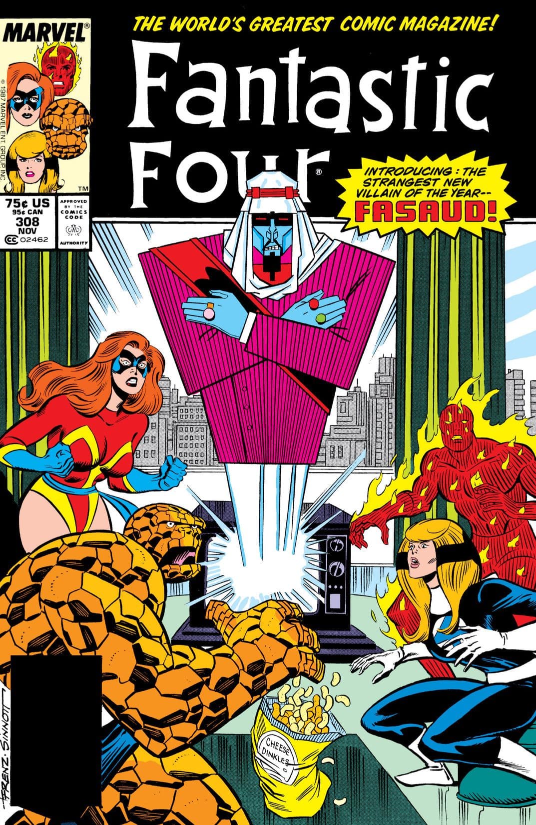 Fantastic Four #308 cover