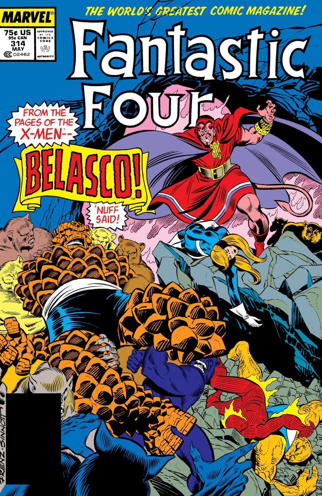 Fantastic Four #314 cover
