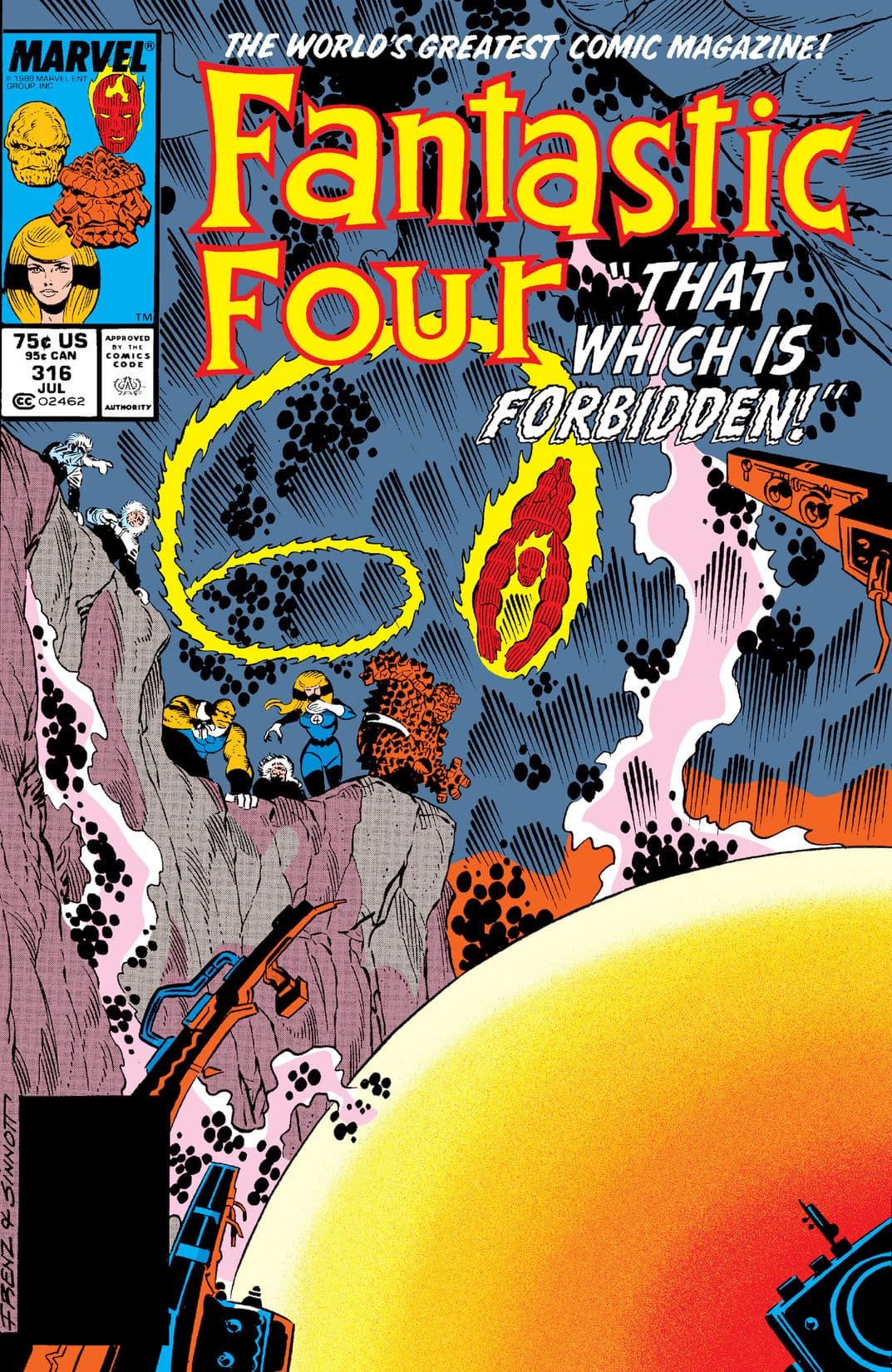 Fantastic Four #316 cover