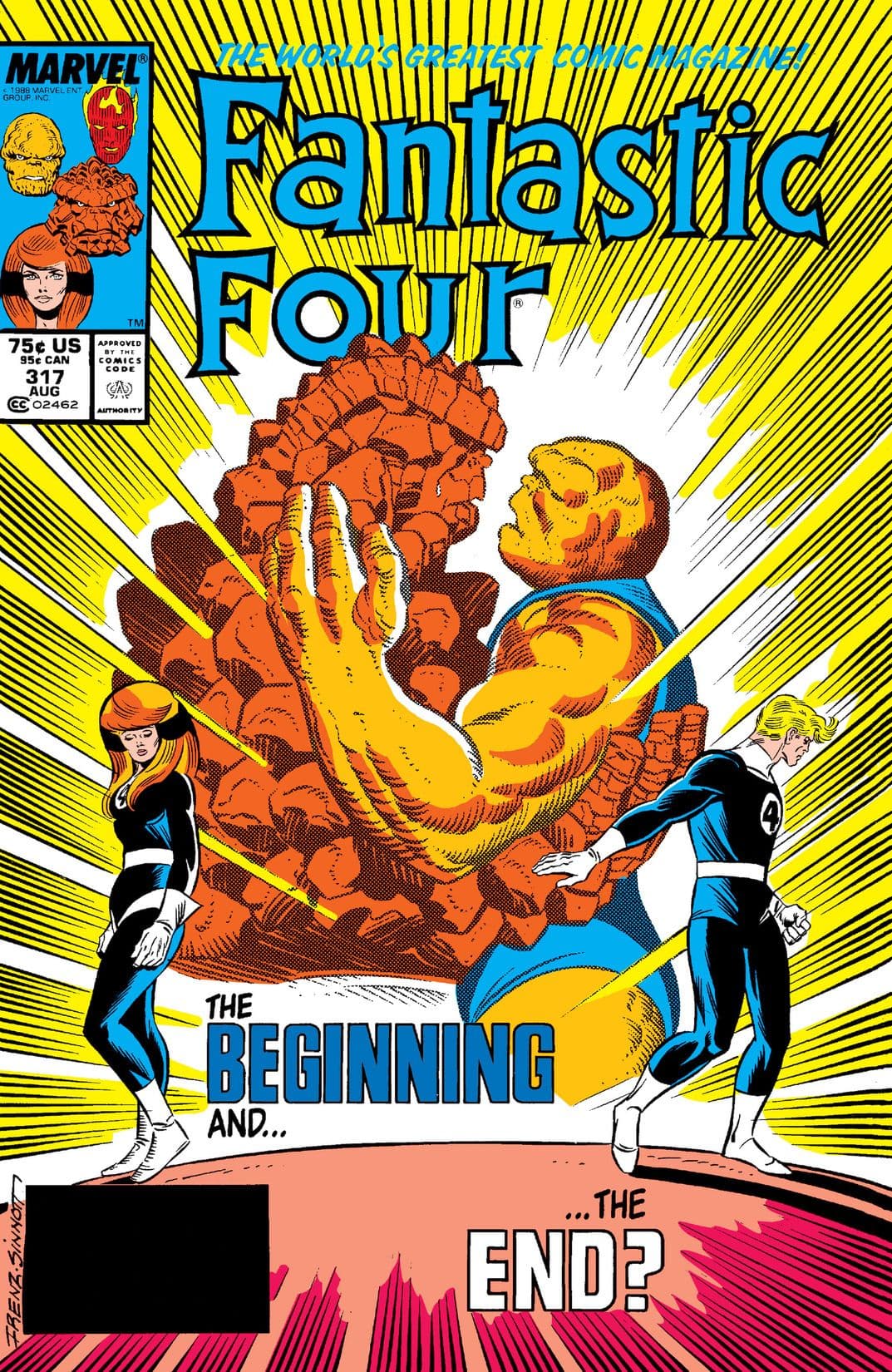 Fantastic Four #317 cover