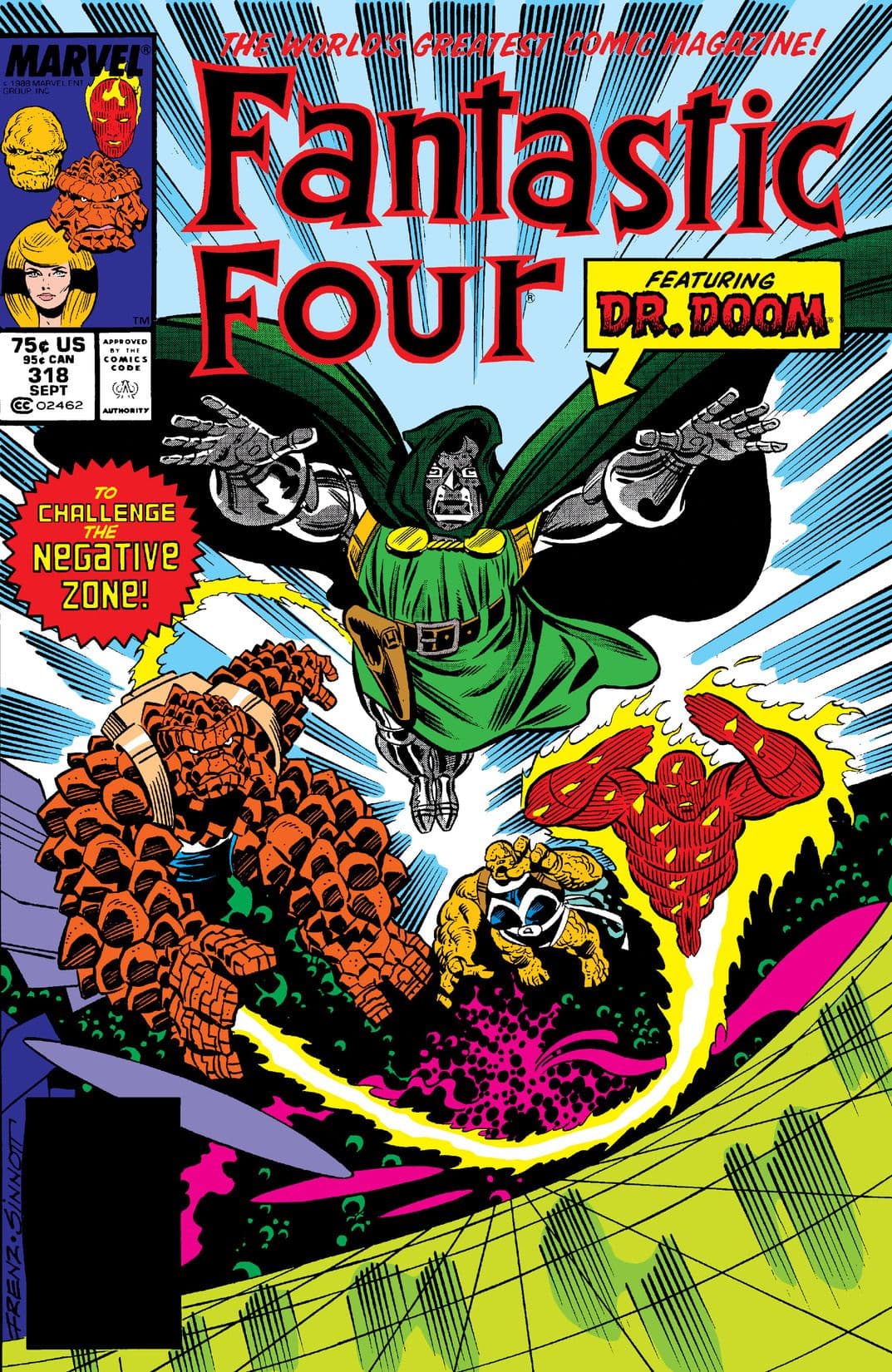 Fantastic Four #318 cover