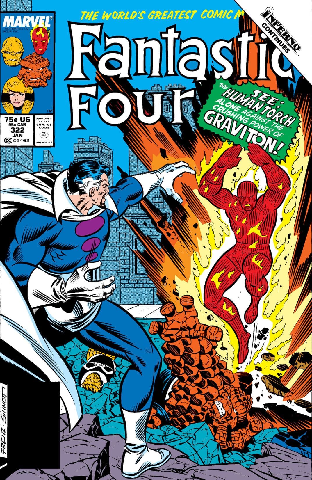 Fantastic Four #322 cover