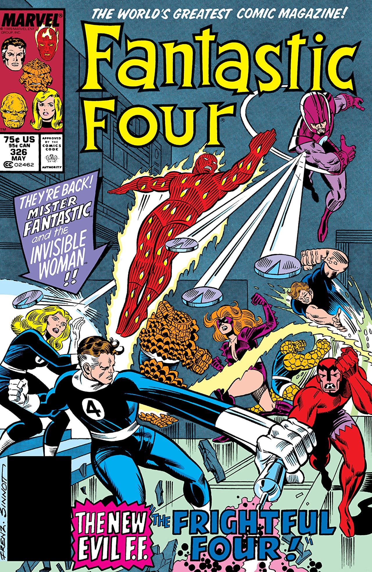 Fantastic Four #326 cover