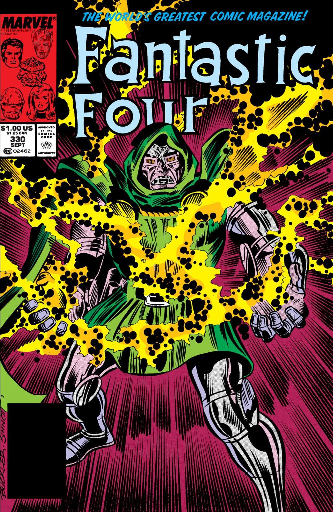 Fantastic Four #330 cover