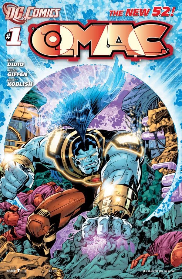 O.M.A.C. cover — © DC Comics