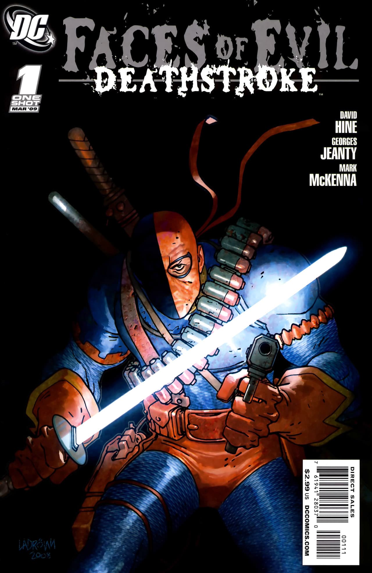 Faces of Evil: Deathstroke #1 cover