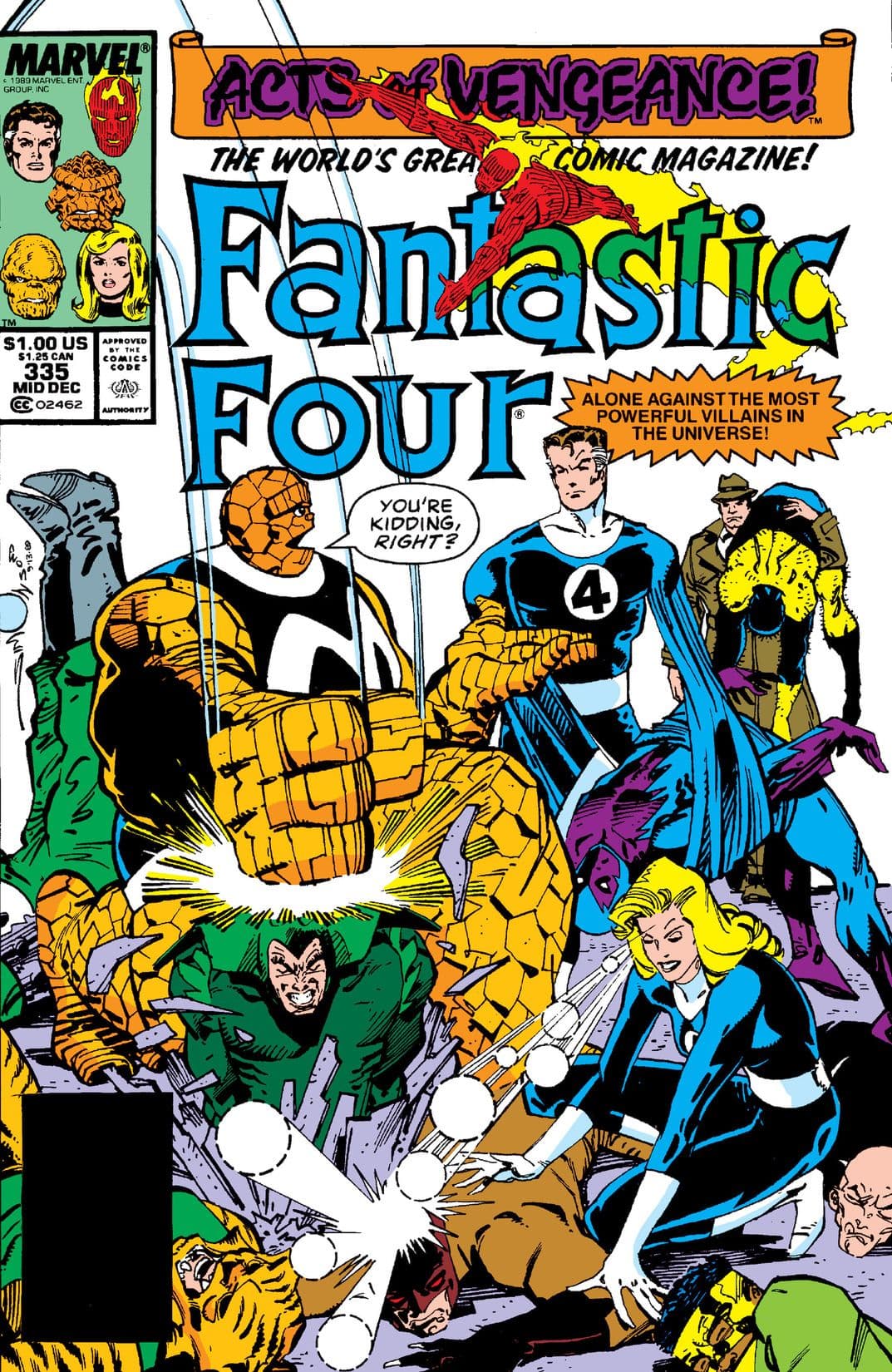Fantastic Four #335 cover