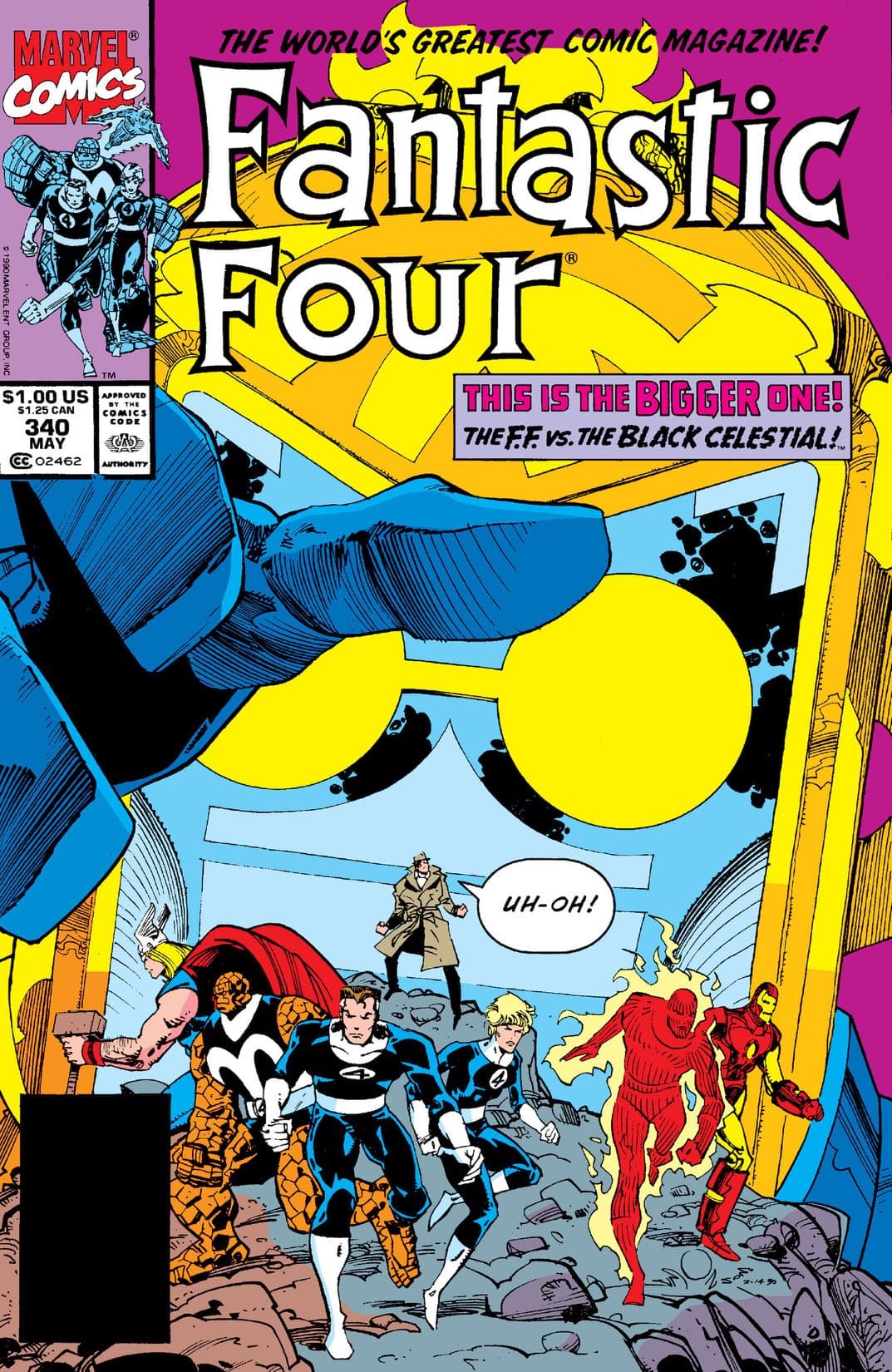 Fantastic Four #340 cover