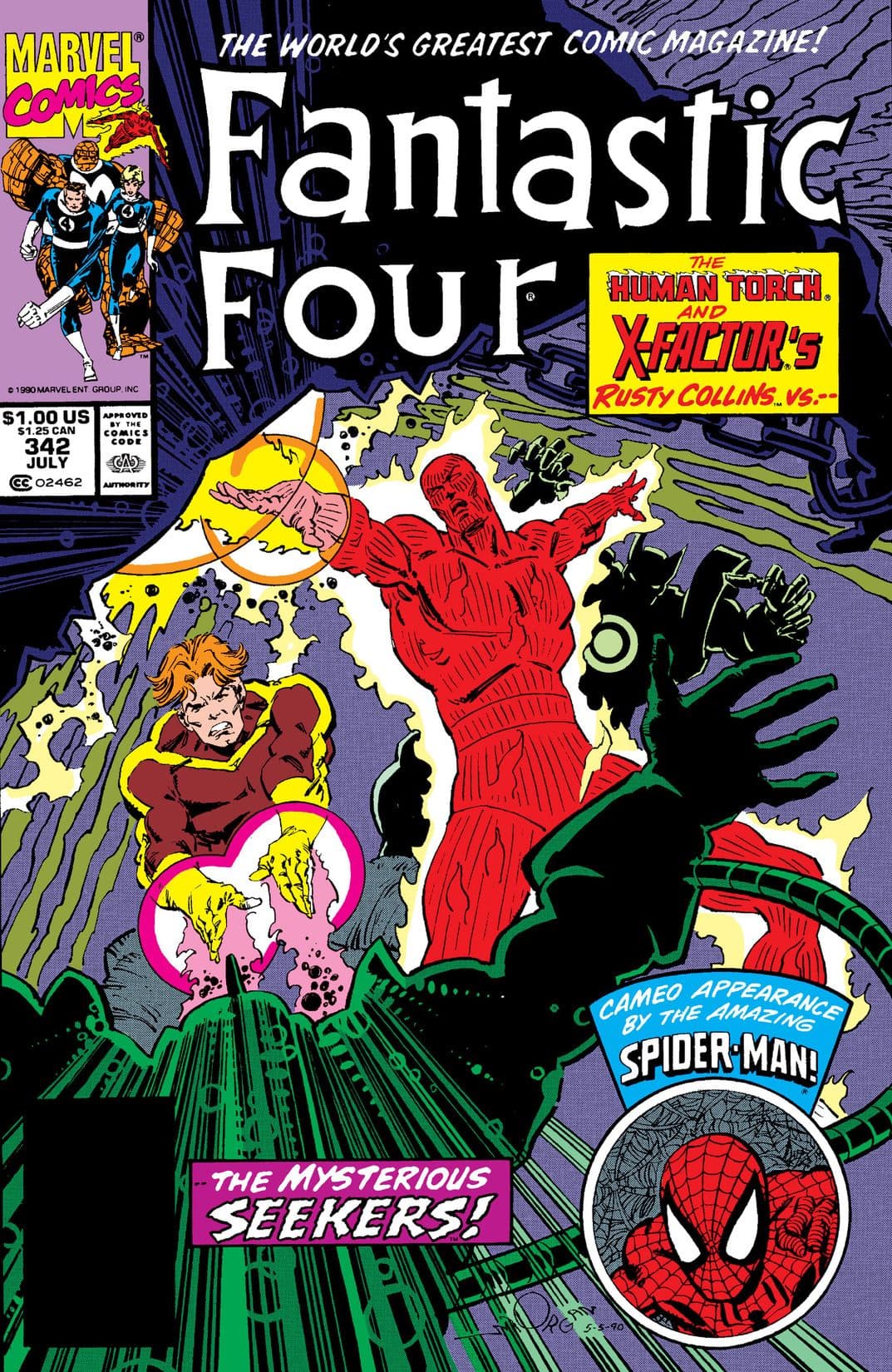Fantastic Four #342 cover