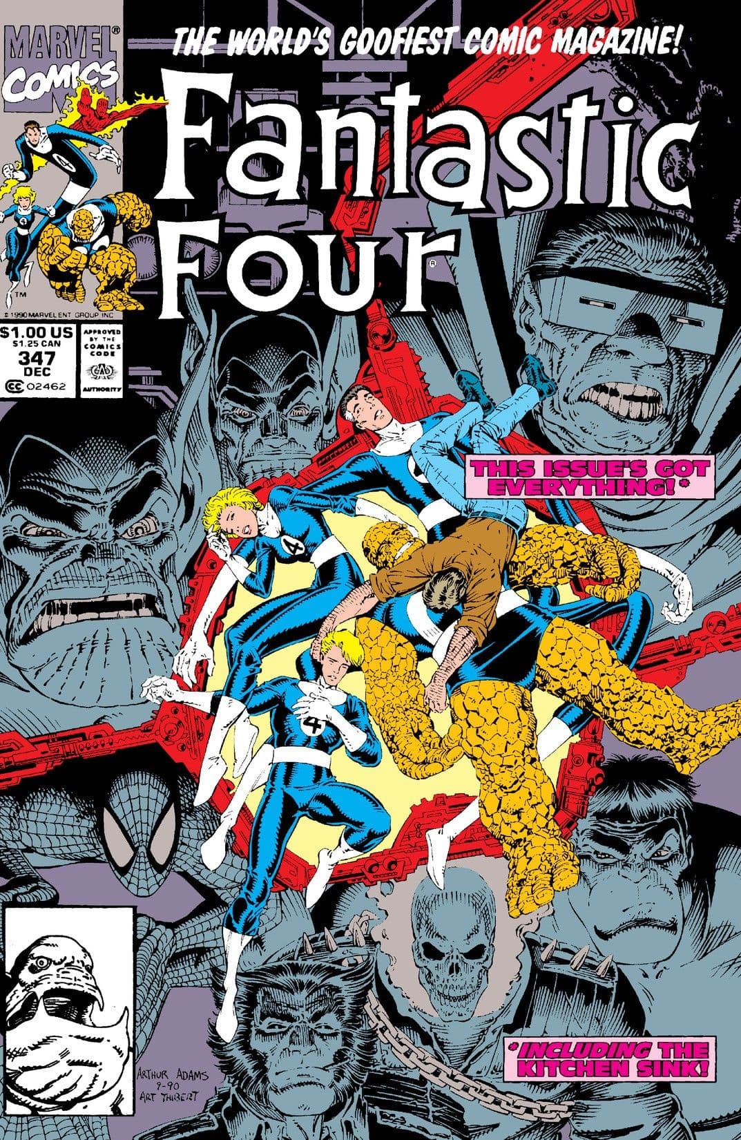 Fantastic Four #347 cover