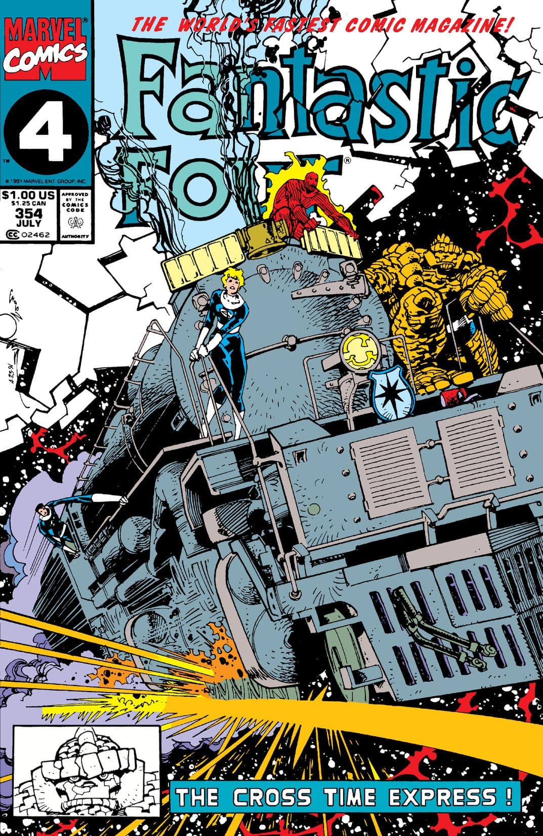Fantastic Four #354 cover