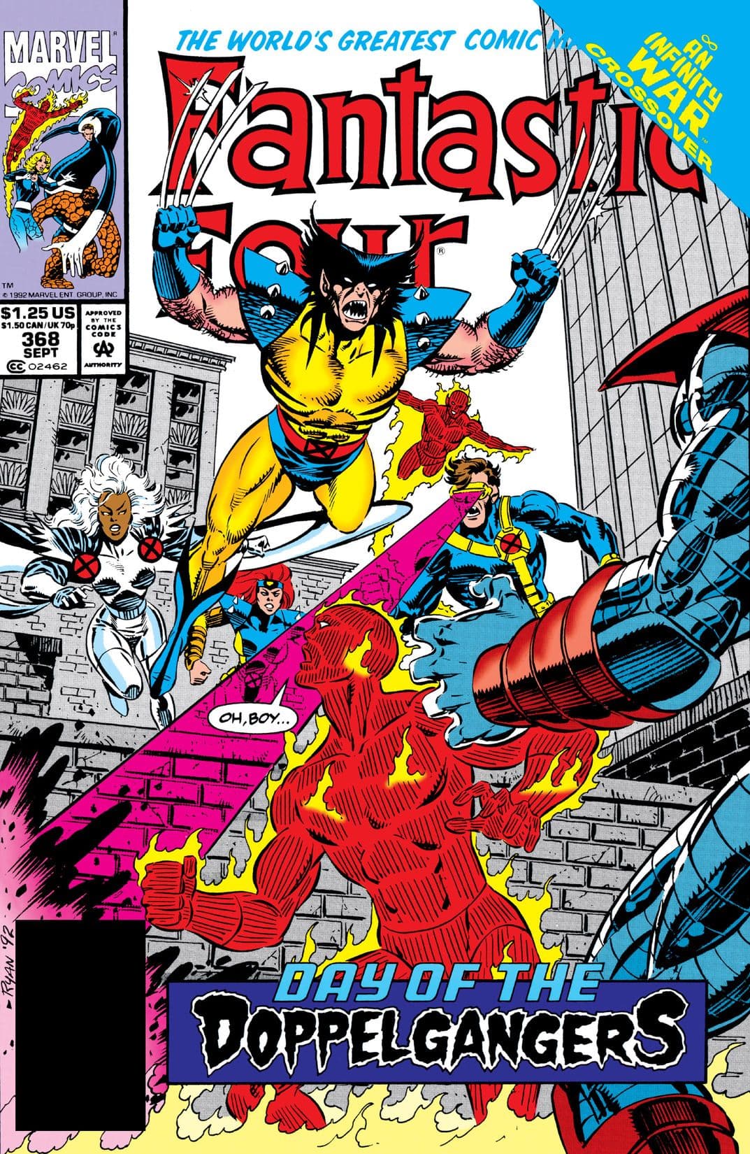 Fantastic Four #368 cover