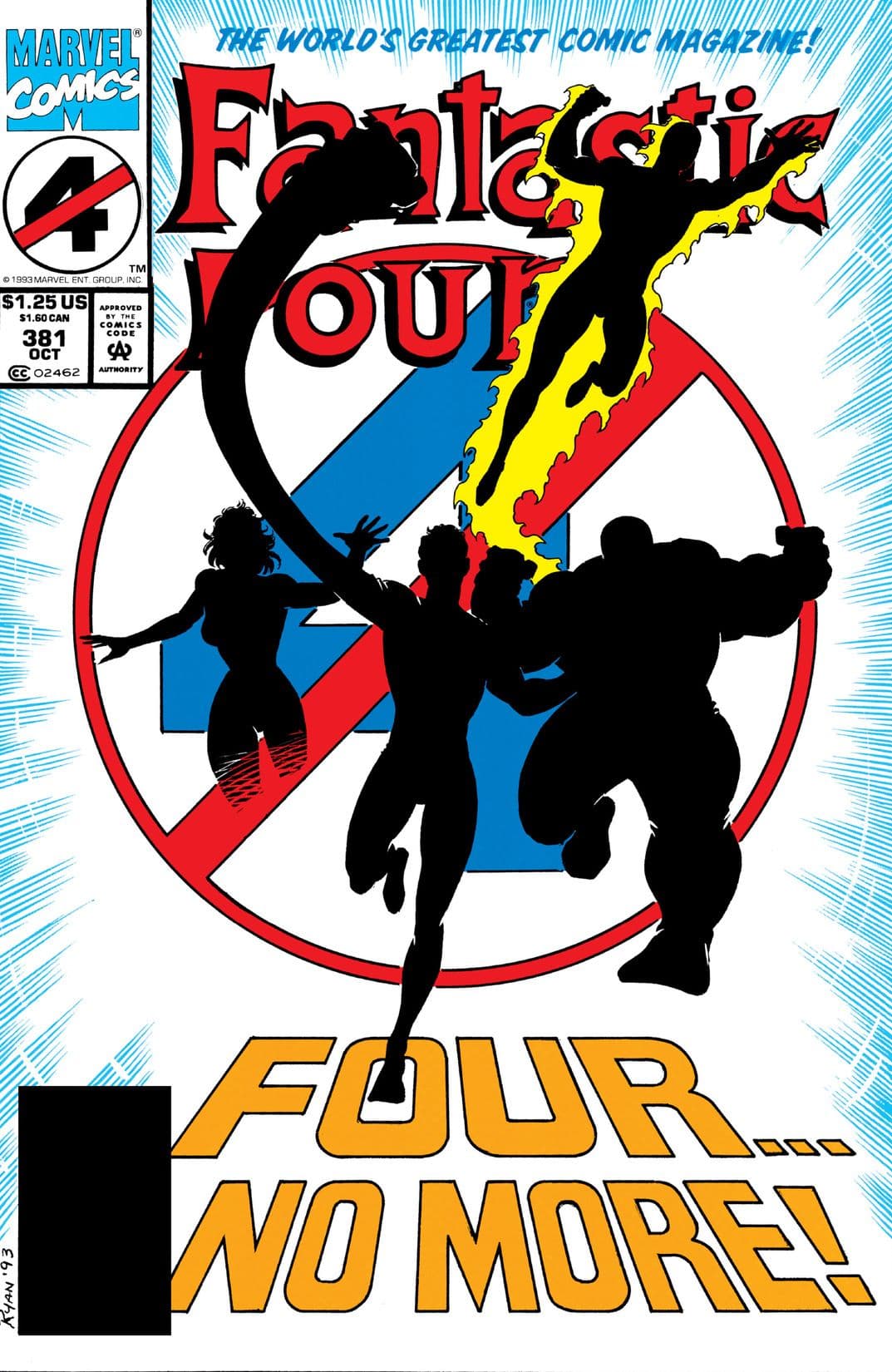 Fantastic Four #381 cover