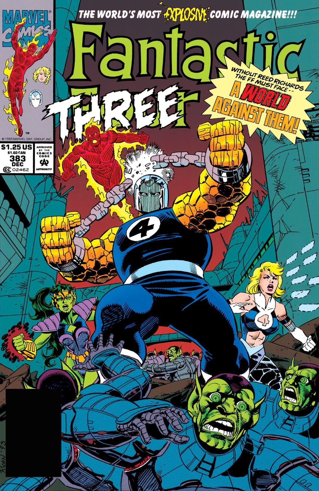 Fantastic Four #383 cover