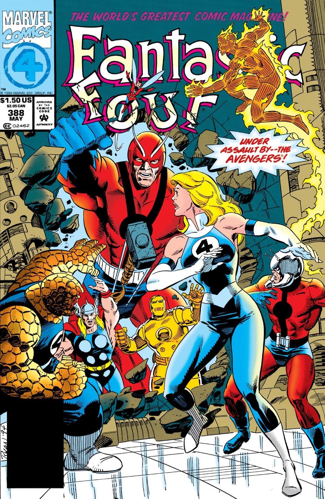 Fantastic Four #388 cover