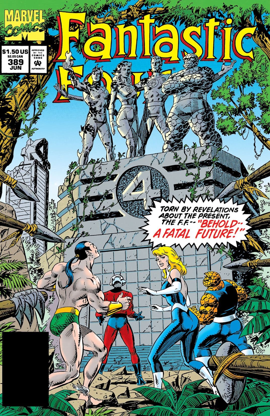 Fantastic Four #389 cover