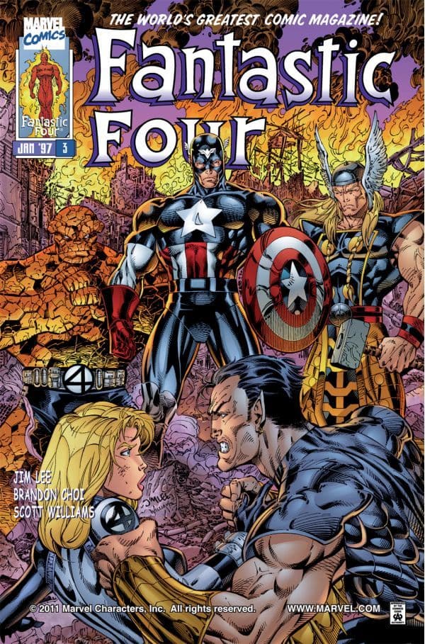 Fantastic Four #3 cover
