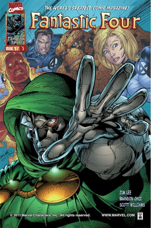 Fantastic Four #5 cover