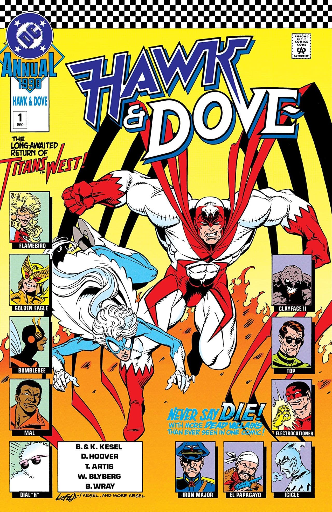 Hawk and Dove Annual cover — © DC Comics