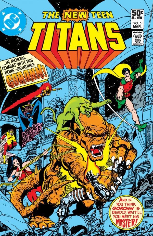 The New Teen Titans #5 cover