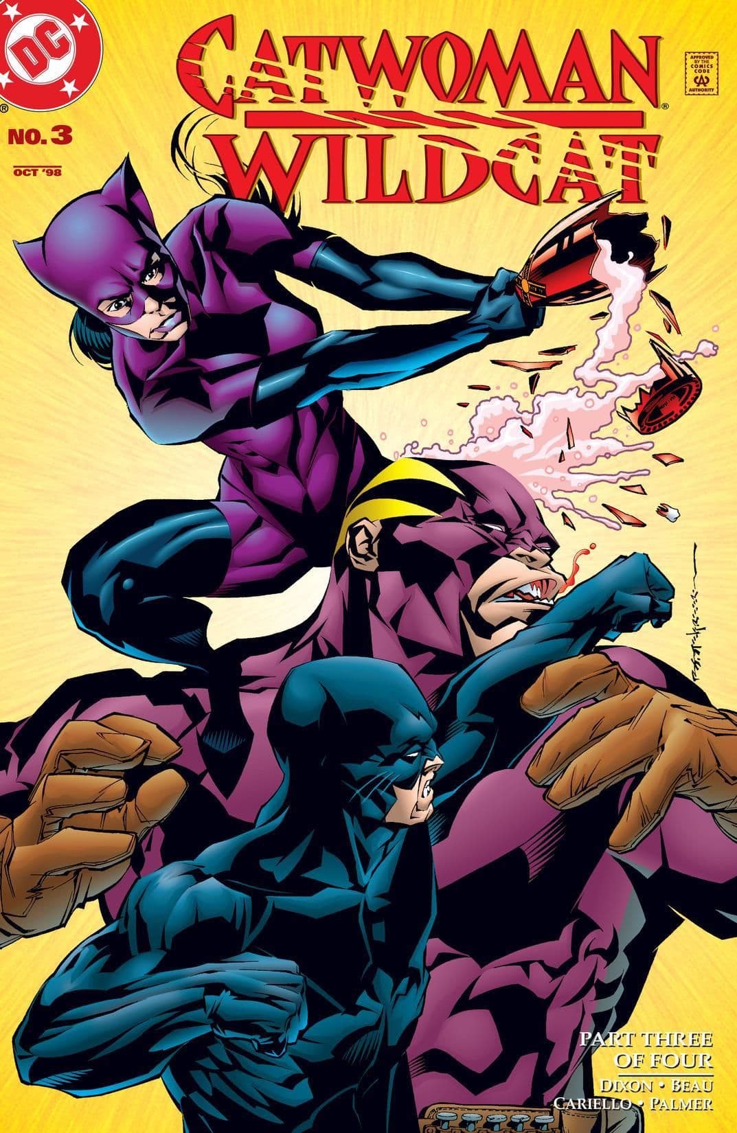Catwoman/Wildcat #3 cover