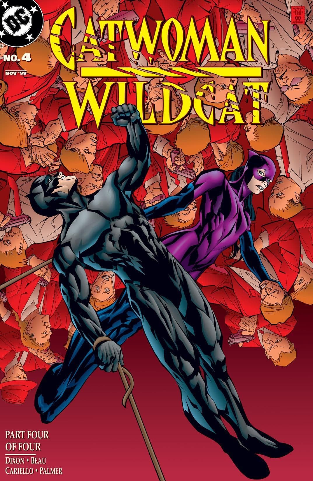 Catwoman/Wildcat #4 cover