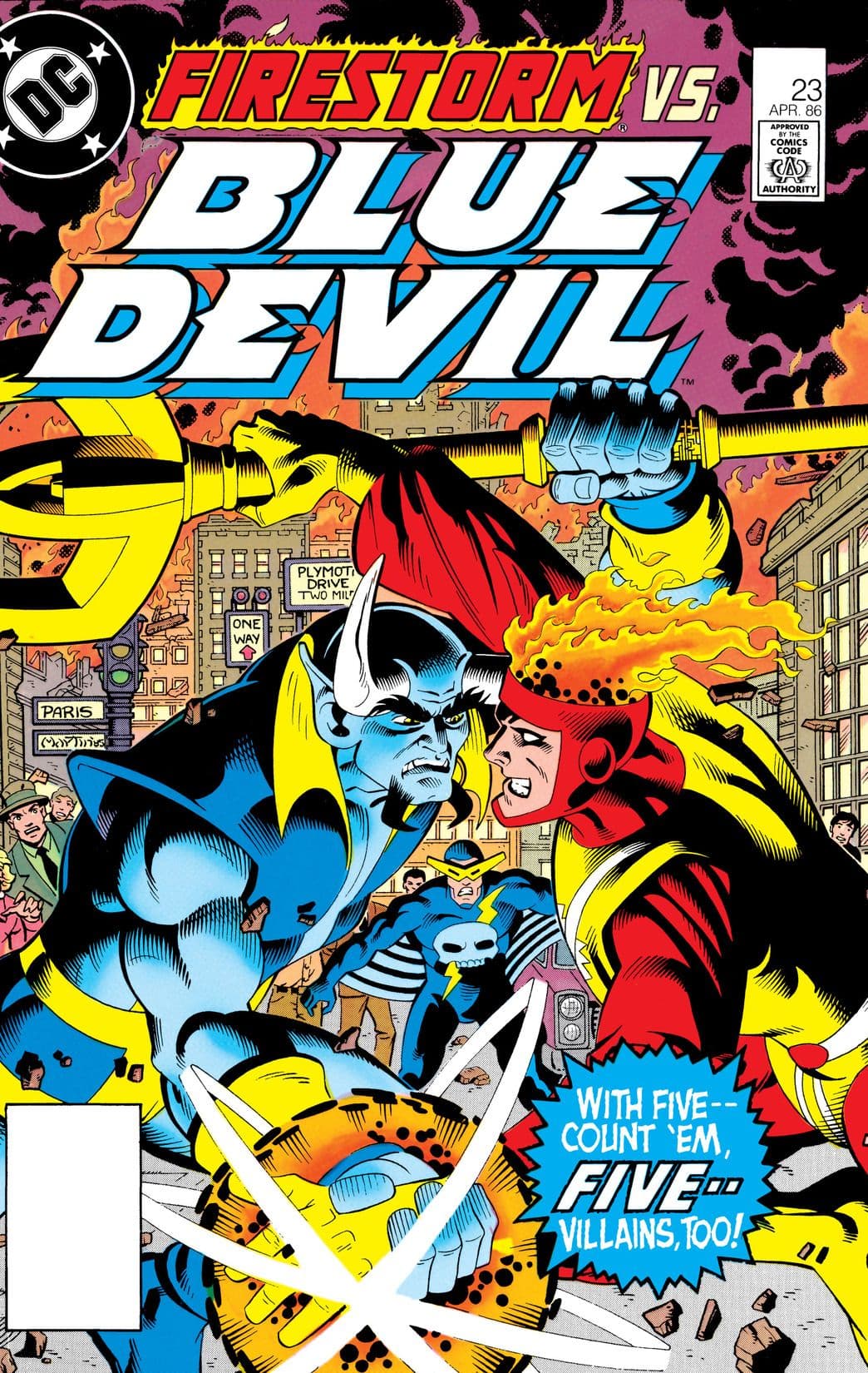 Blue Devil #23 cover