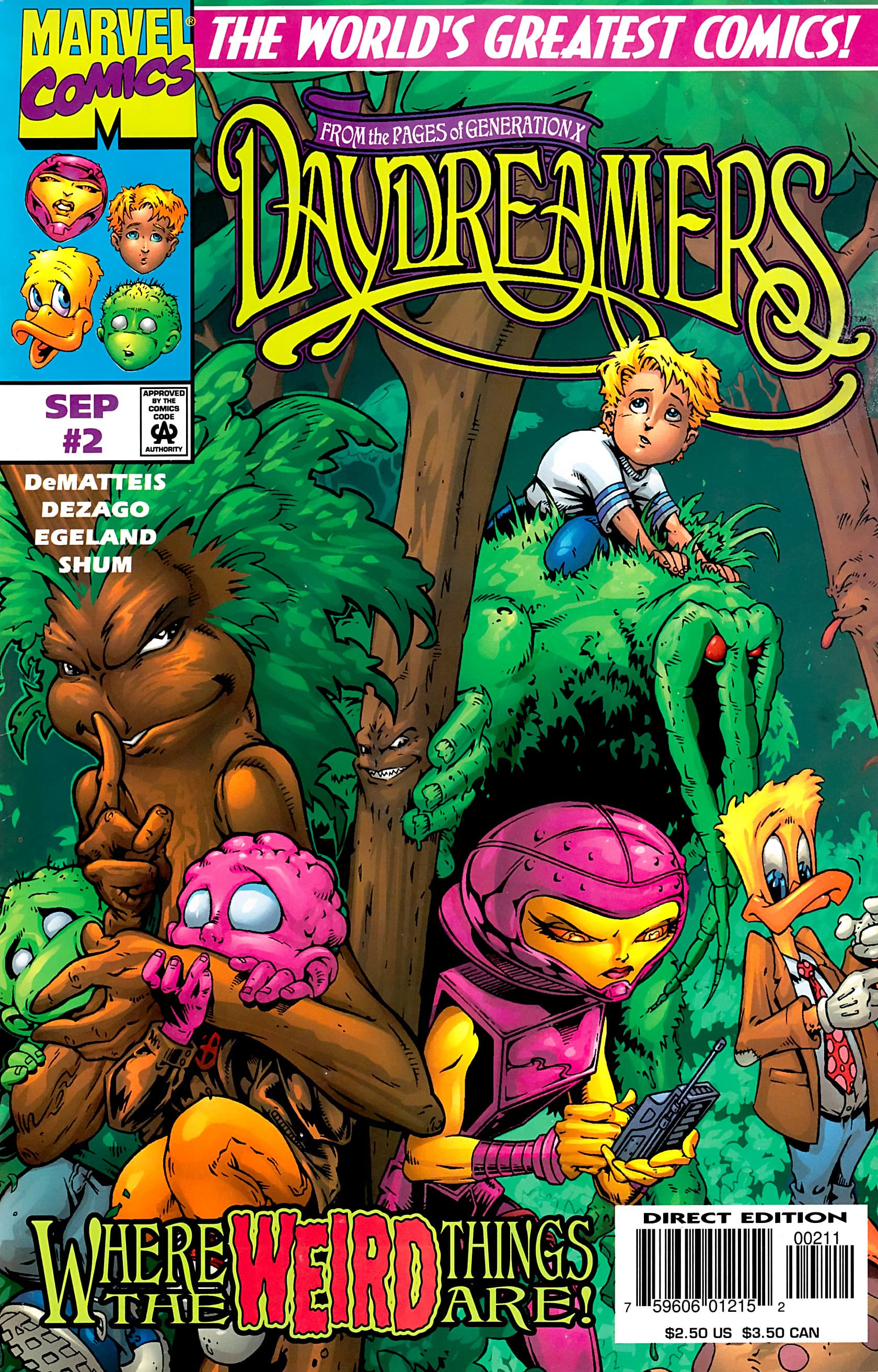Daydreamers #2 cover