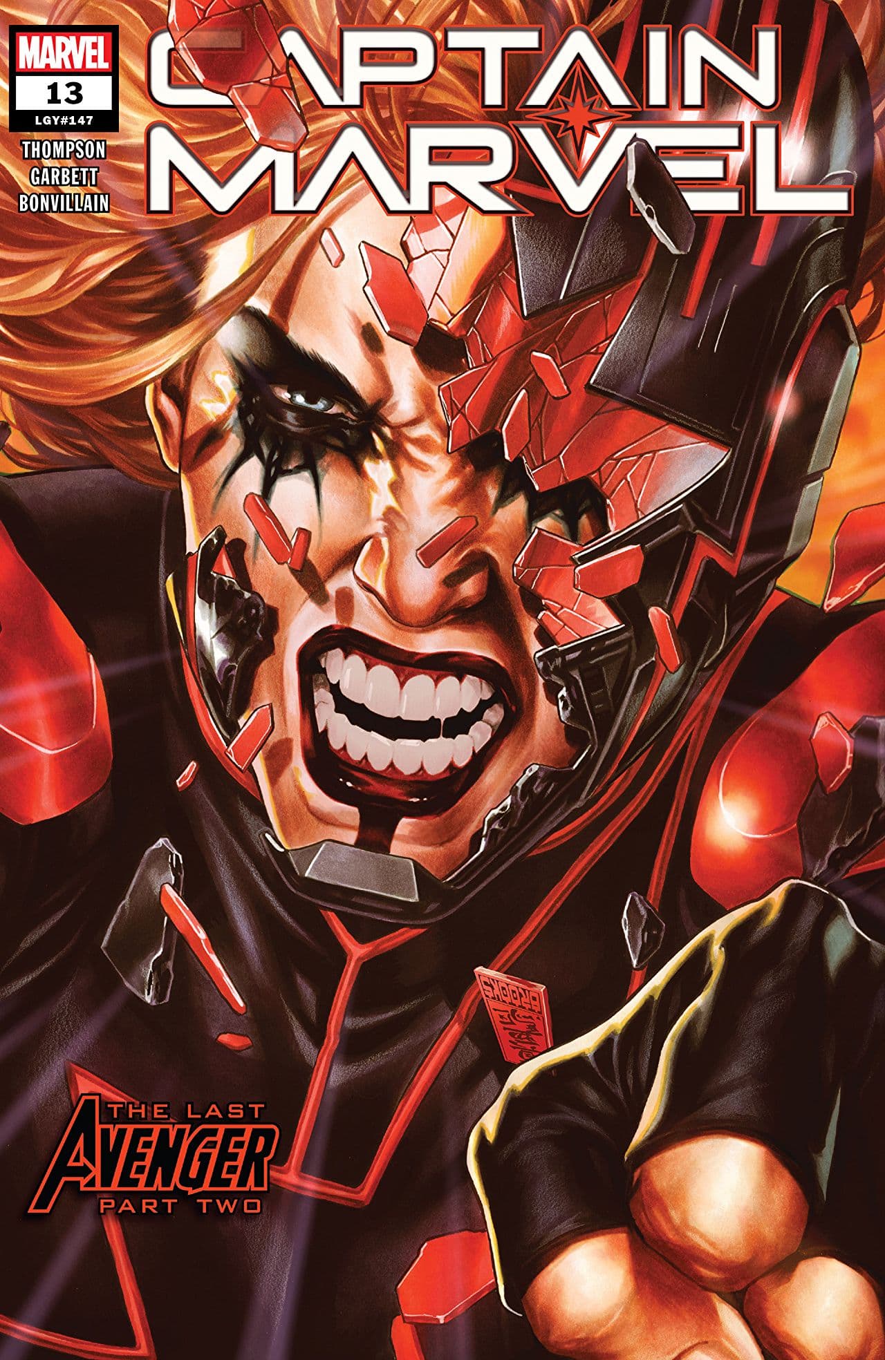 Captain Marvel #13 cover