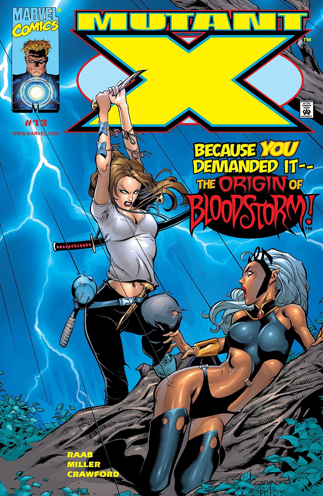 Mutant X #13 cover