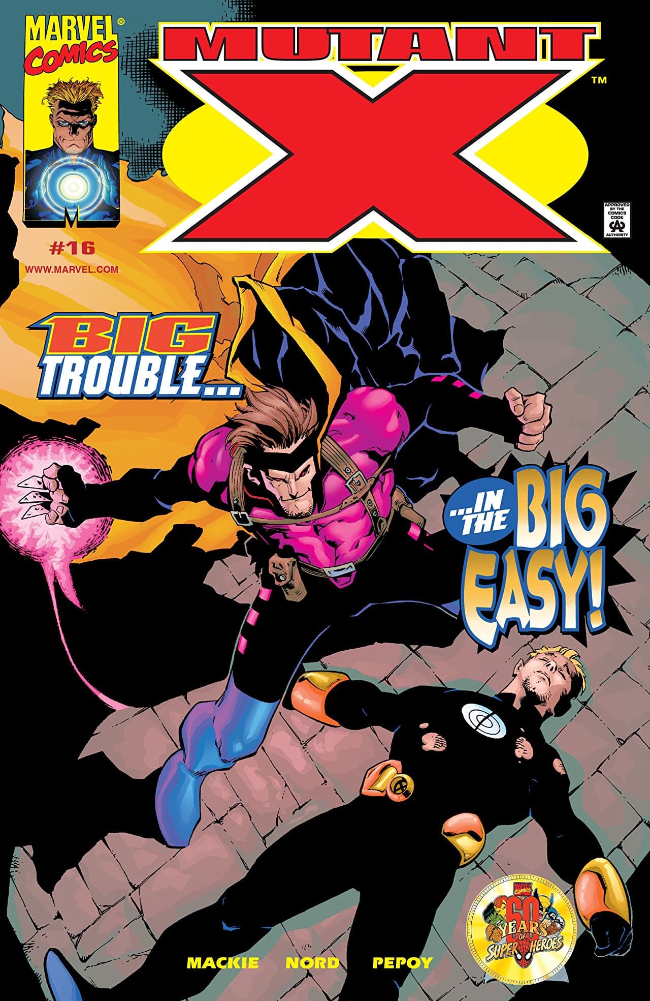 Mutant X #16 cover