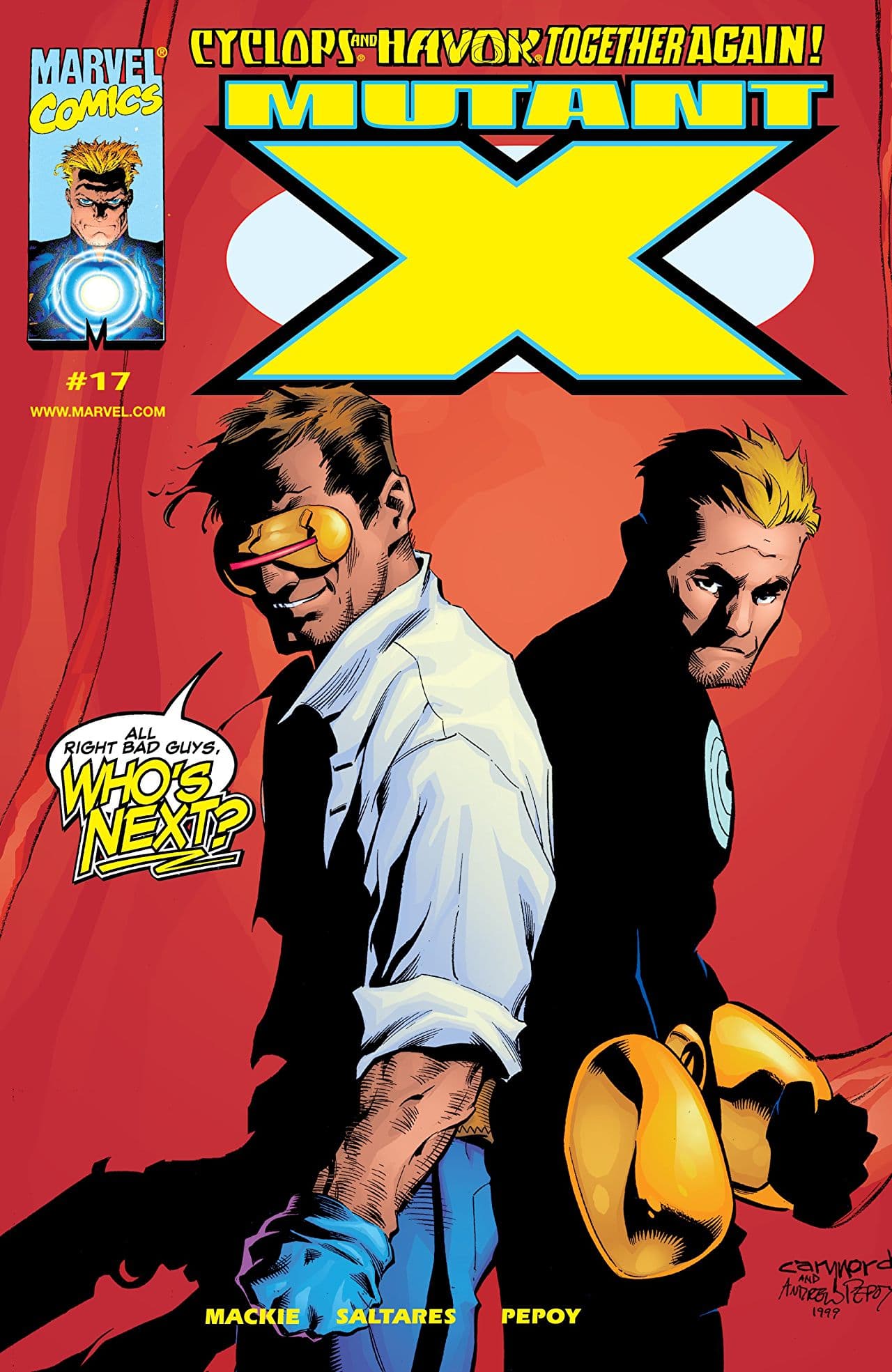 Mutant X #17 cover