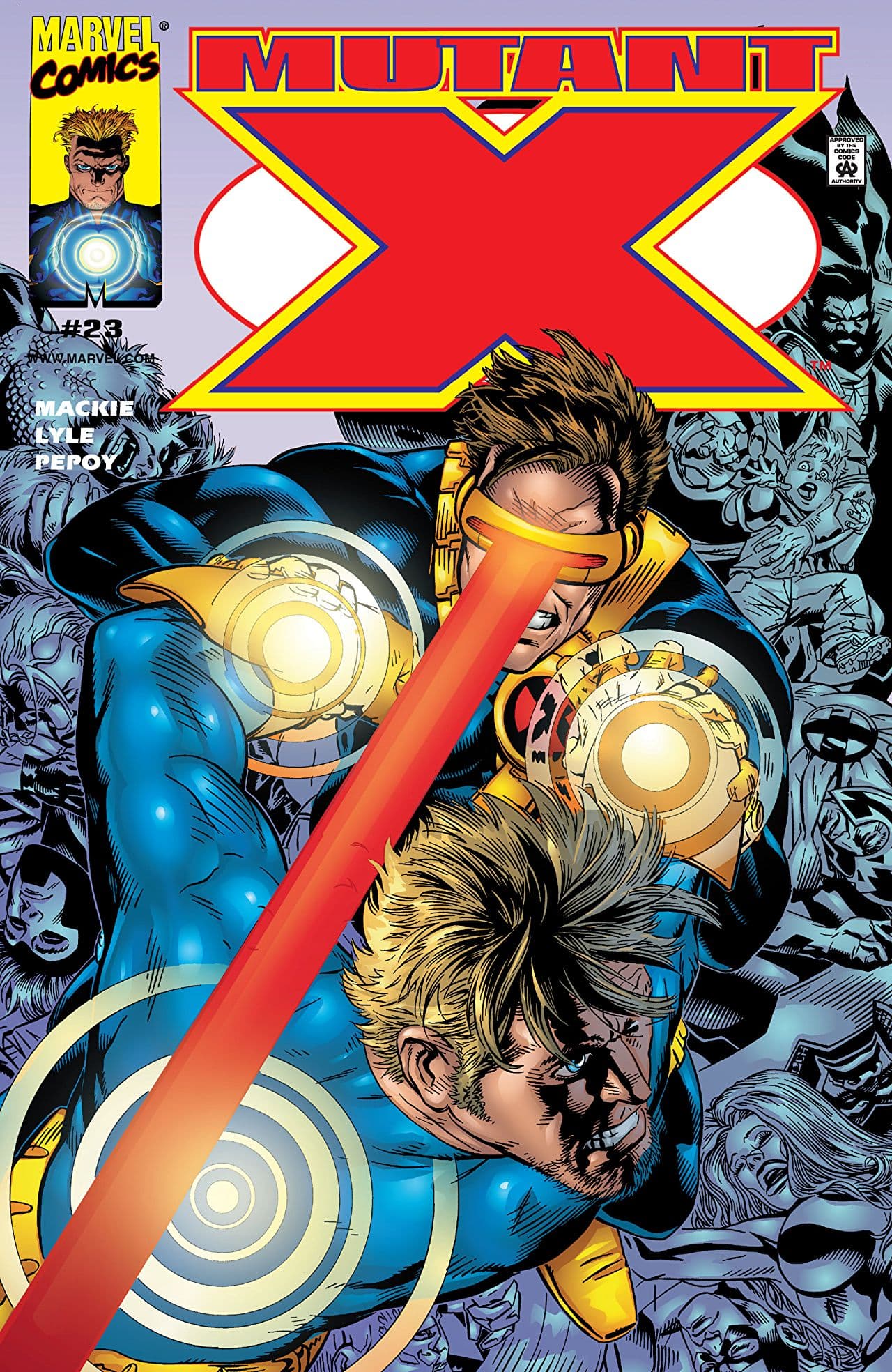 Mutant X #23 cover