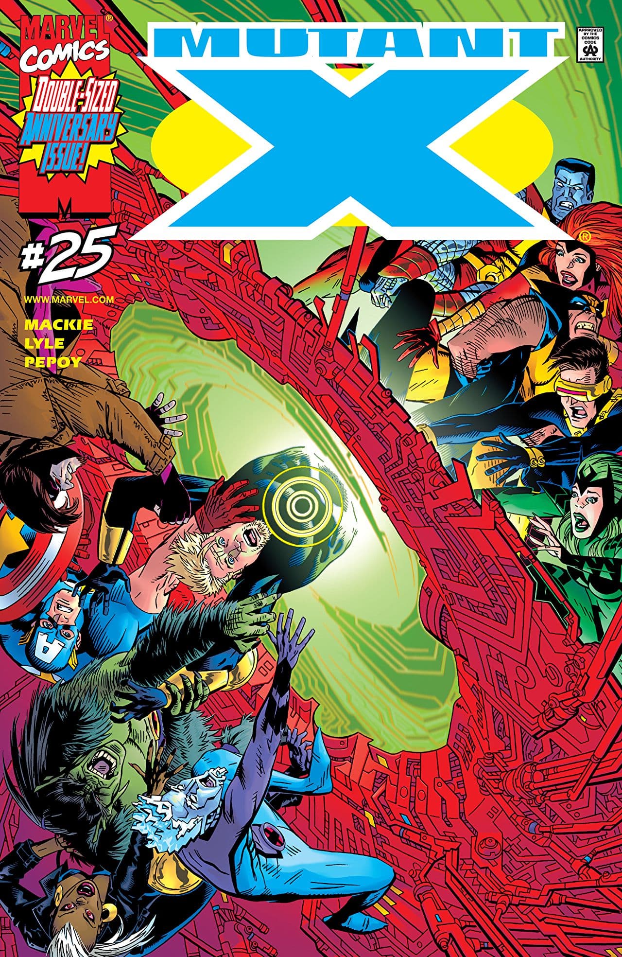 Mutant X #25 cover