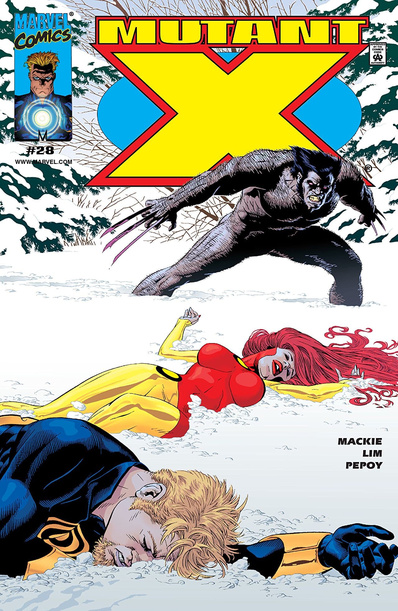 Mutant X #28 cover