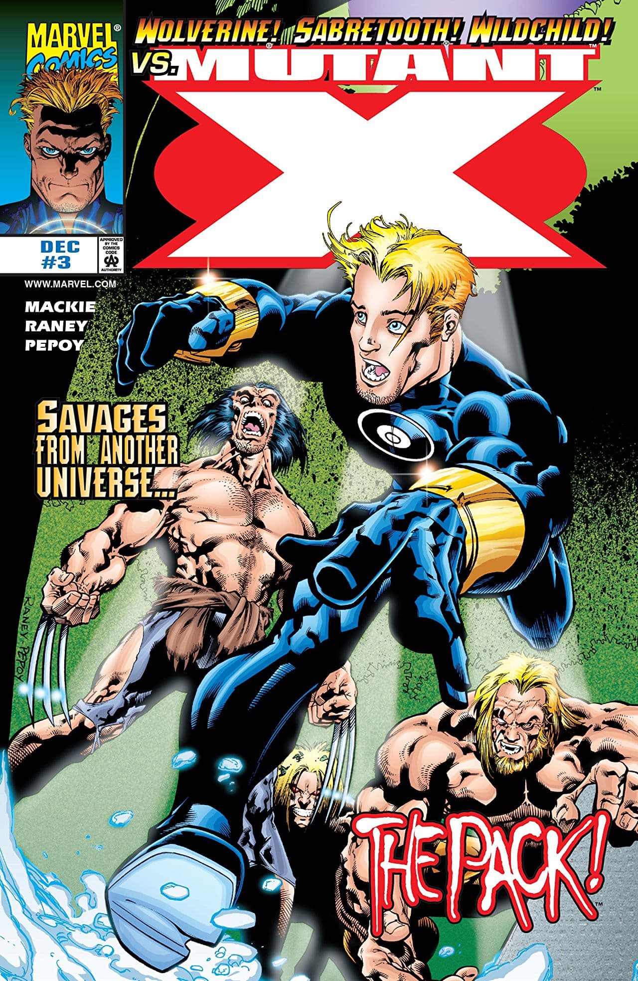 Mutant X #3 cover