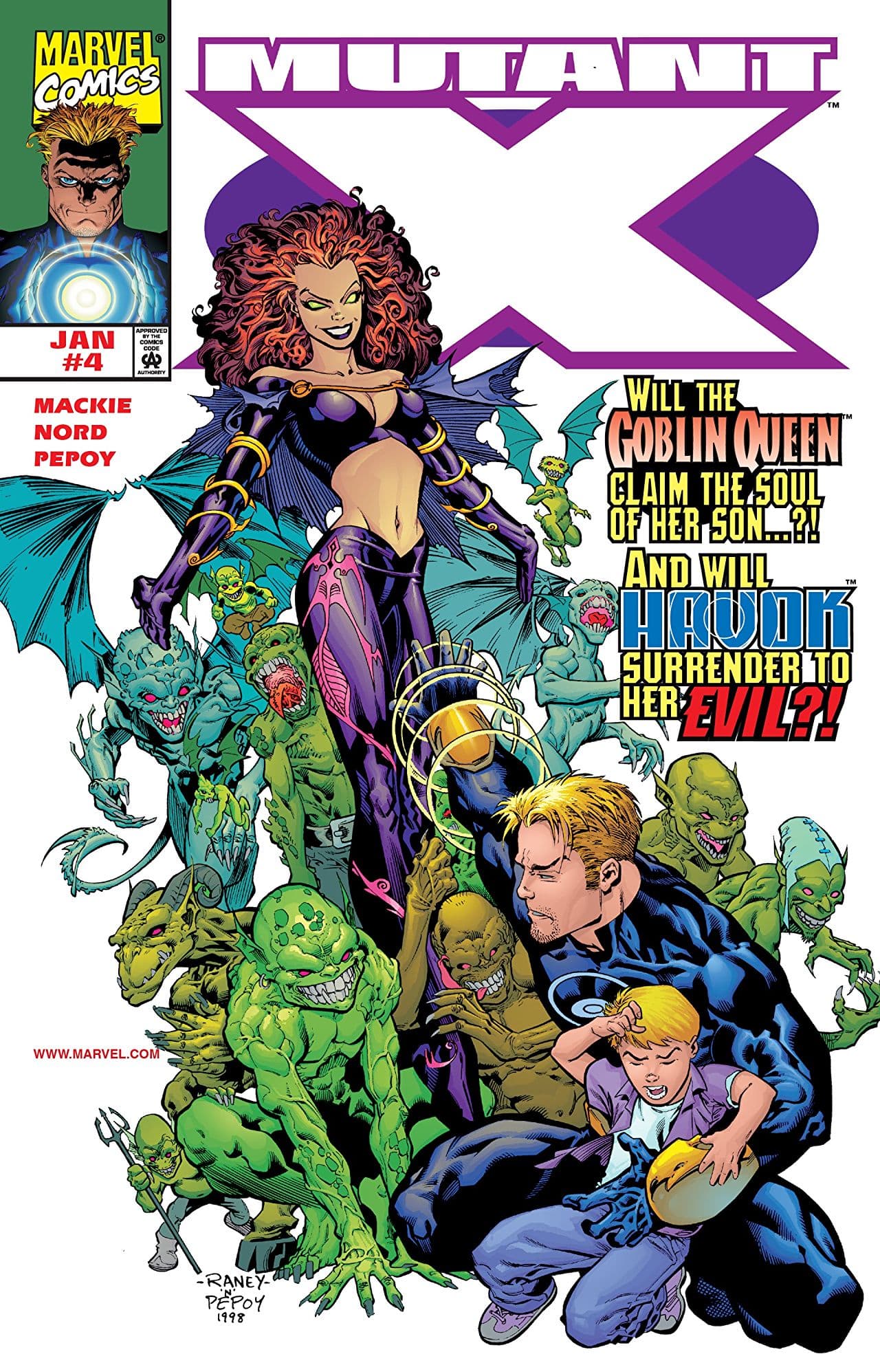Mutant X #4 cover