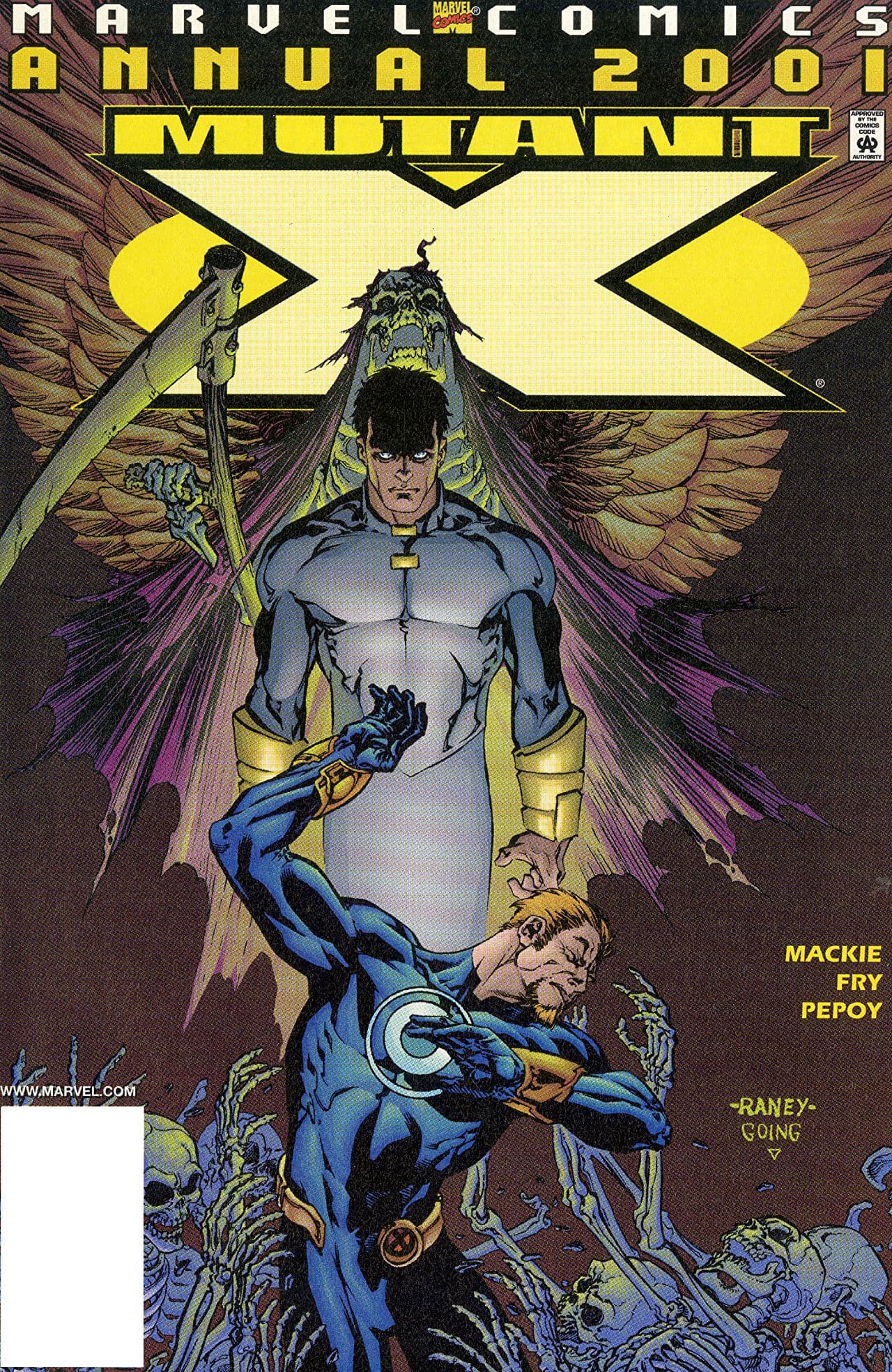 Mutant X 2001 #1 cover