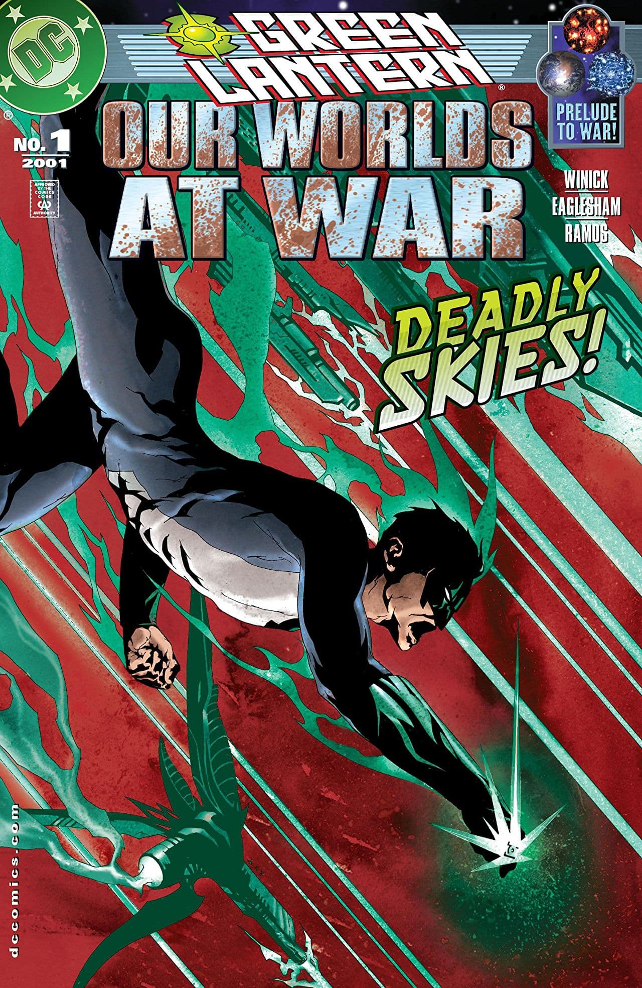 Green Lantern: Our Worlds At War #1 cover