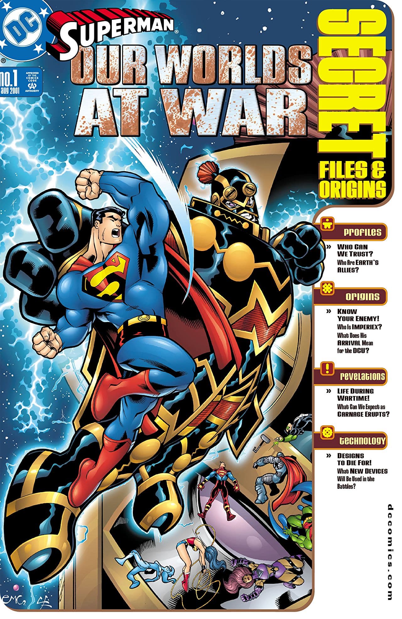 Superman: Our Worlds at War Secret Files #1 cover