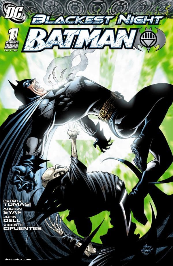 Blackest Night: Batman #1 cover