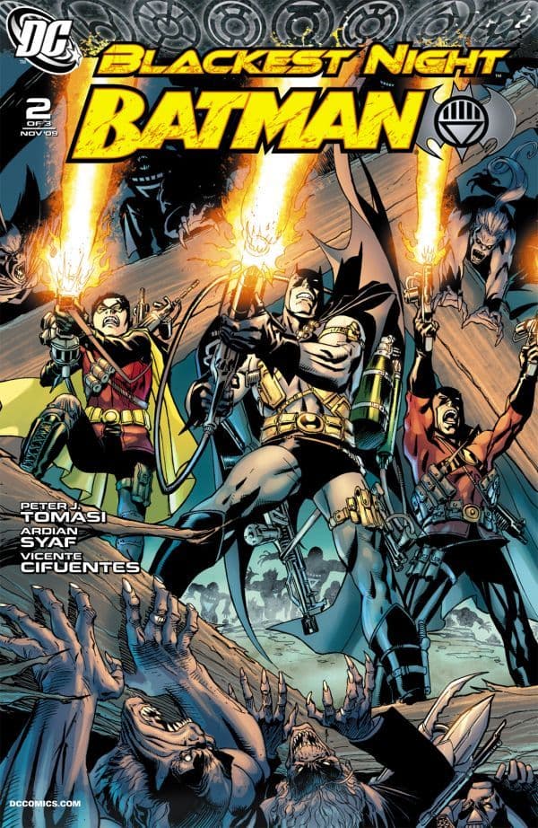 Blackest Night: Batman #2 cover